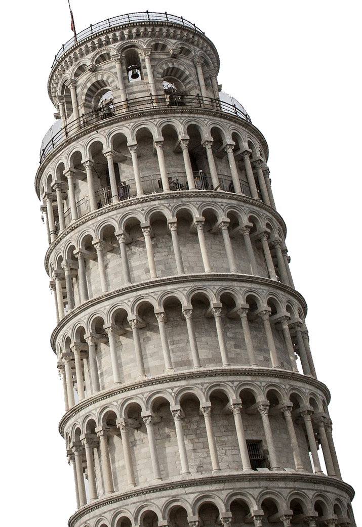 Leaning Tower of Pisa Transparent Images PNG