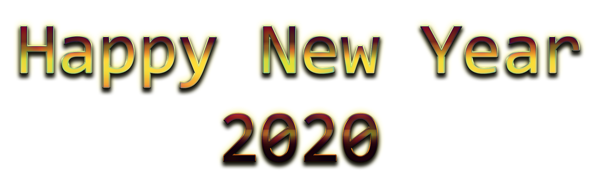 New Year 2020 PNG Image