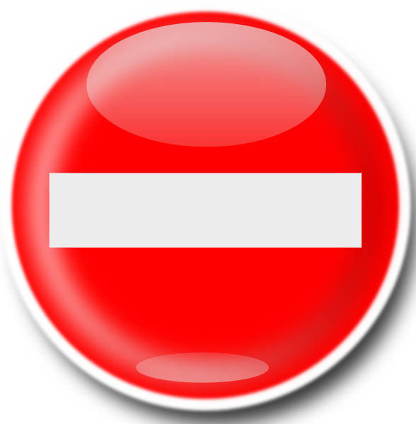 No Entry PNG File