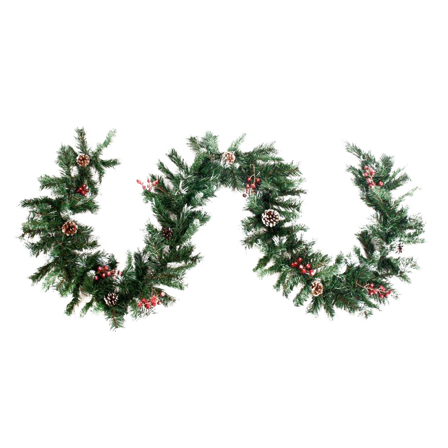 Outdoor Christmas Garland PNG Pic
