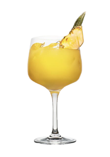 Pineapple Juice Glass PNG Transparent Image