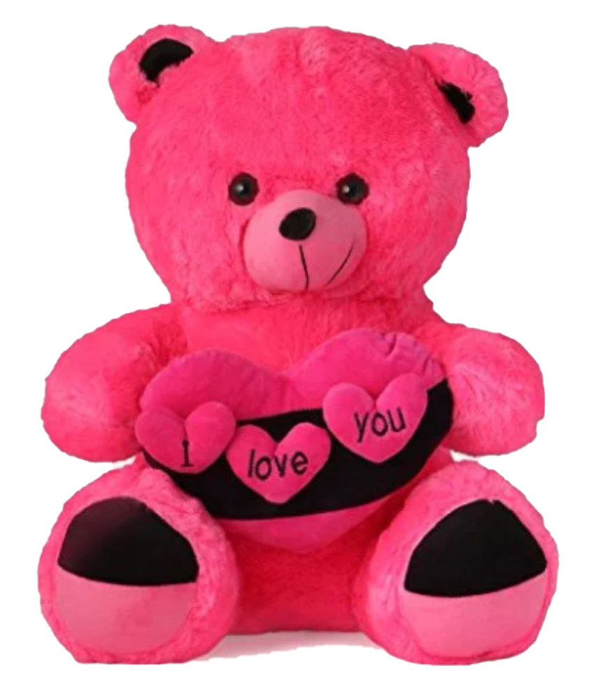 Pink Teddy Bear PNG File