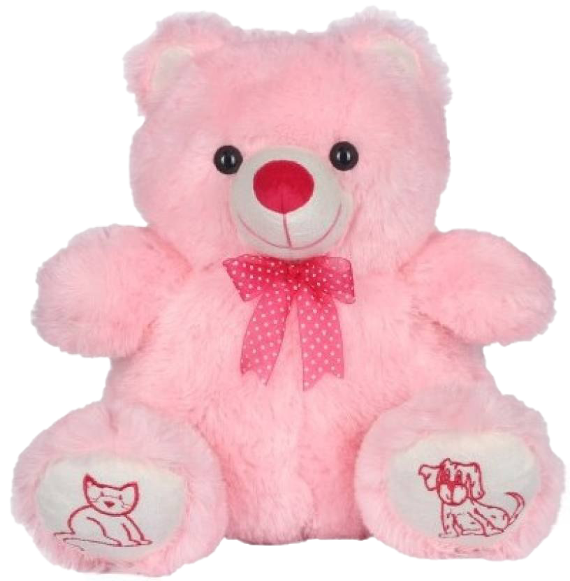 Pink Teddy Bear PNG Transparent Image