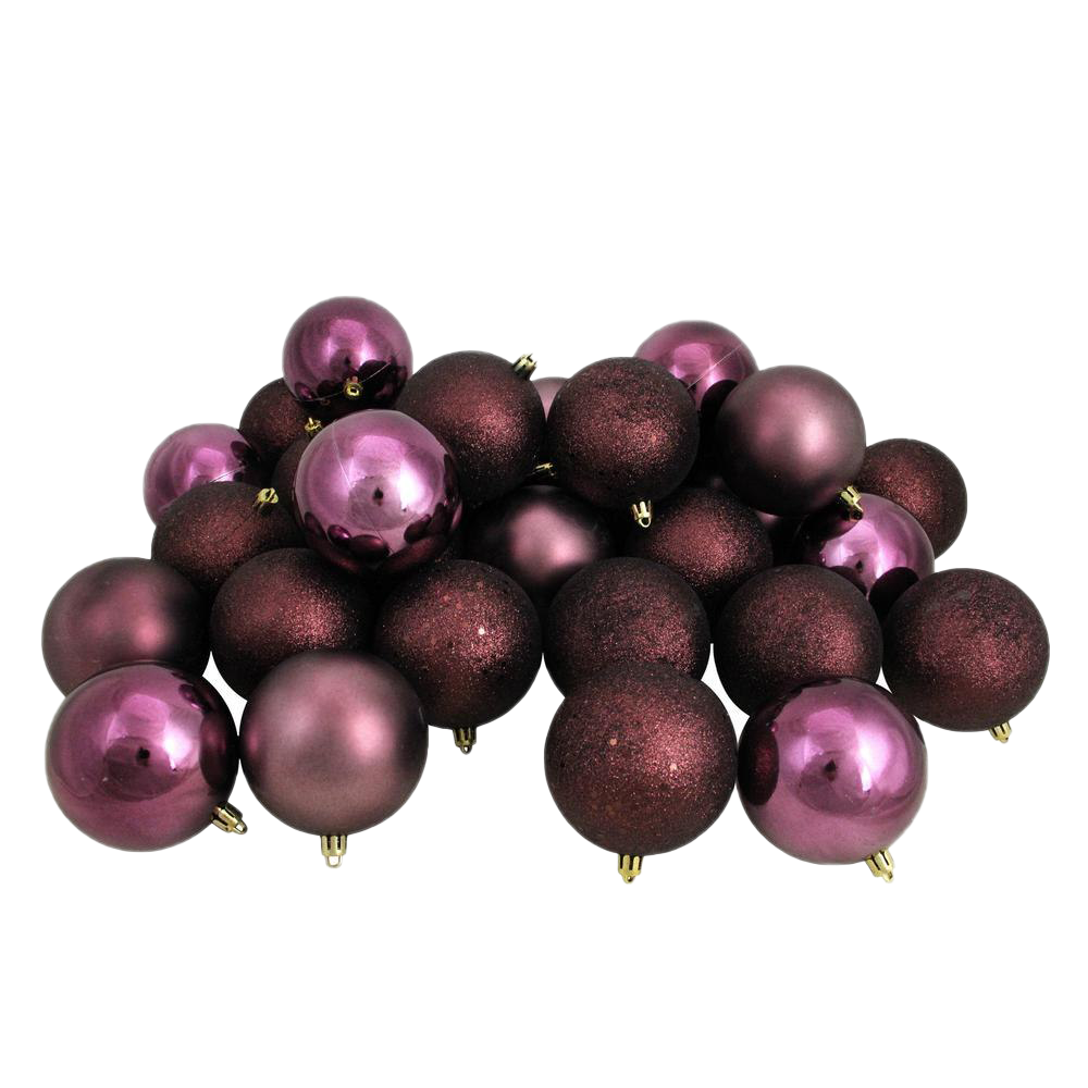 Purple Christmas Ball PNG Picture
