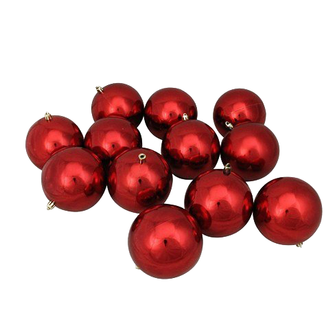 Red Christmas Ball PNG Clipart