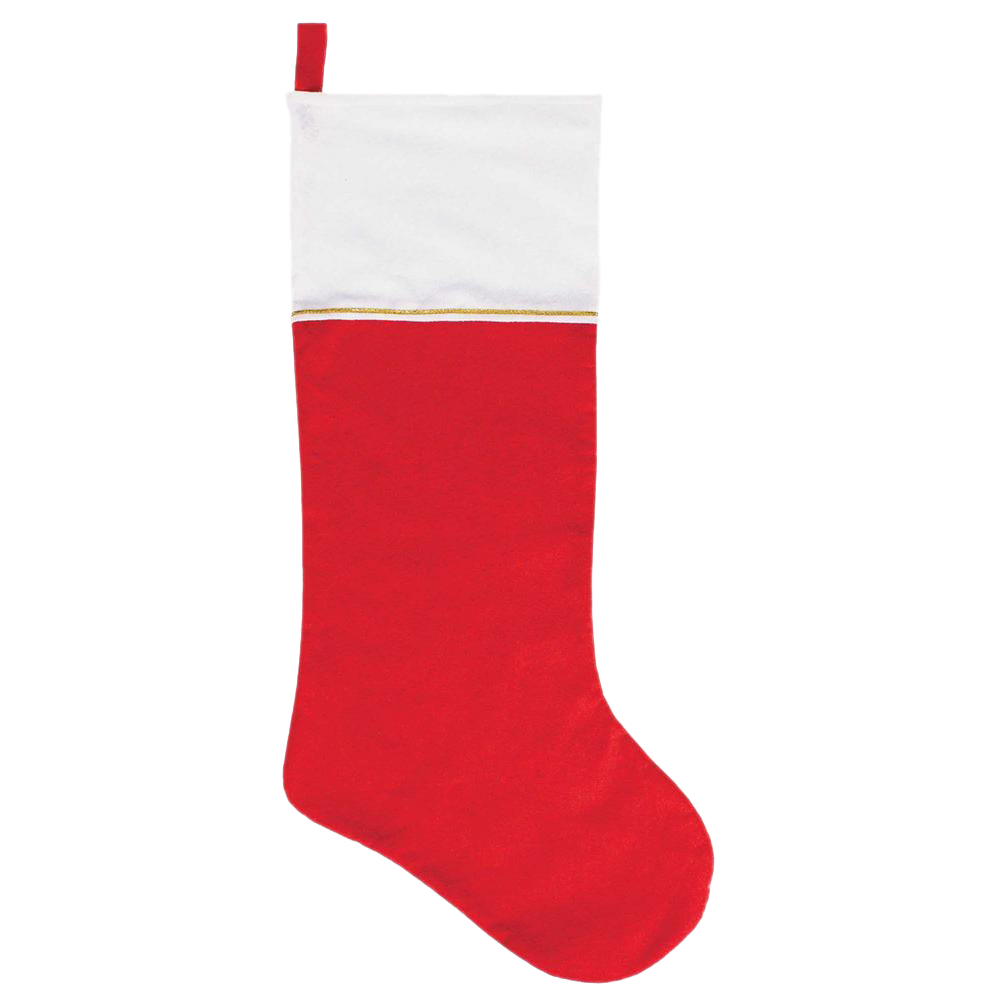 Red Christmas Stockings PNG Transparent Image