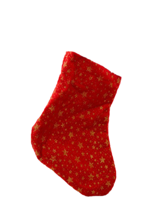 Red Christmas Stockings PNG Transparent