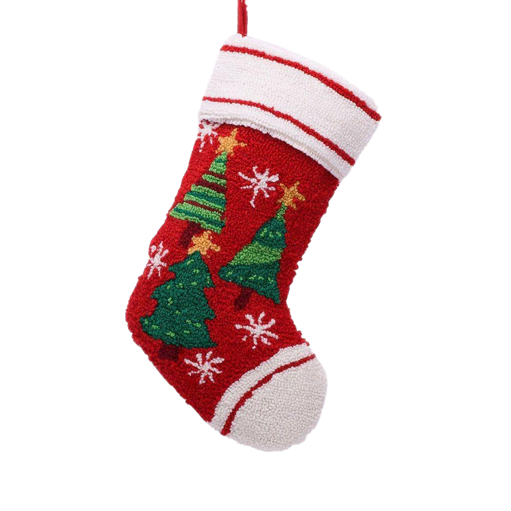 Red Christmas Stockings Transparent Background