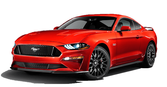 Red Ford Mustang PNG Pic