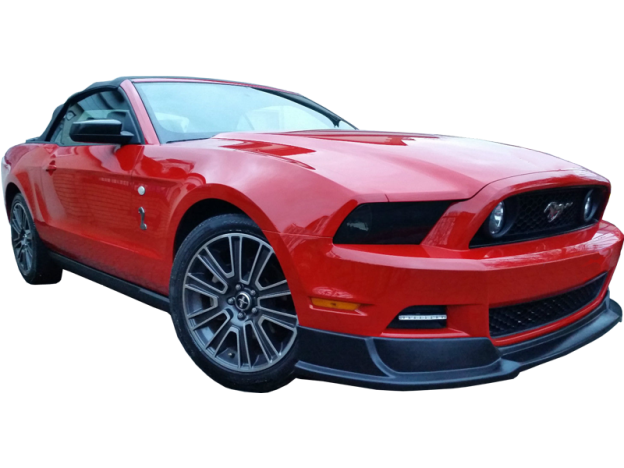 Red Ford Mustang PNG transparente