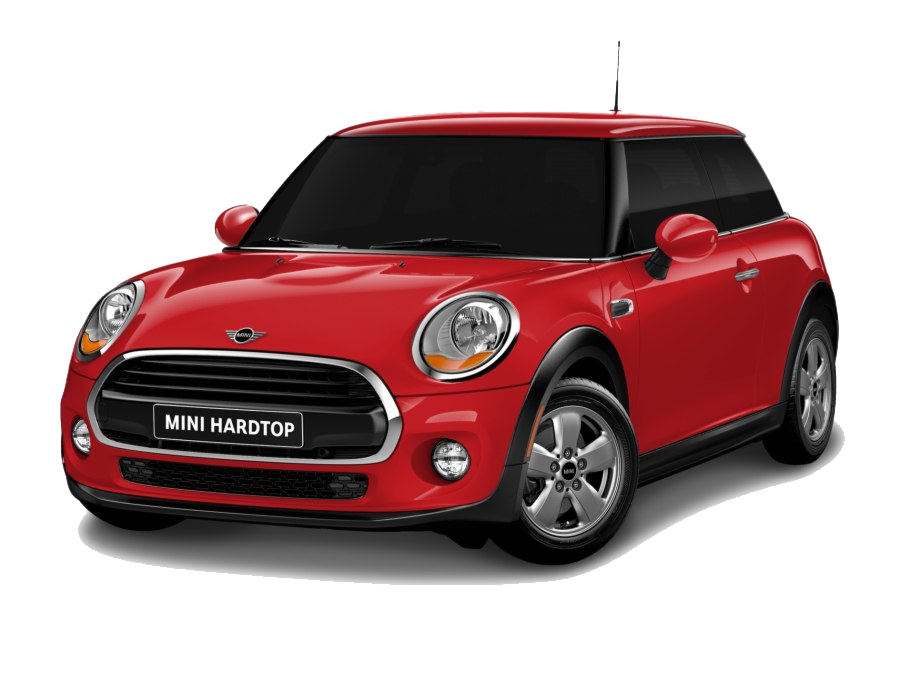 Red Mini Cooper PNG Image