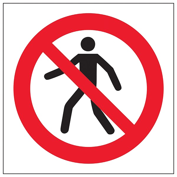 Red No Entry PNG Image