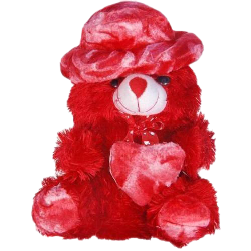 Rode teddybeer PNG-afbeelding