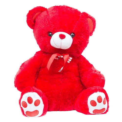 Latar Belakang Teddy Beruang Merah Transparan