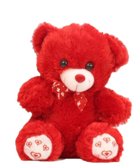Red Teddy Bear Transparent Png Png Mart