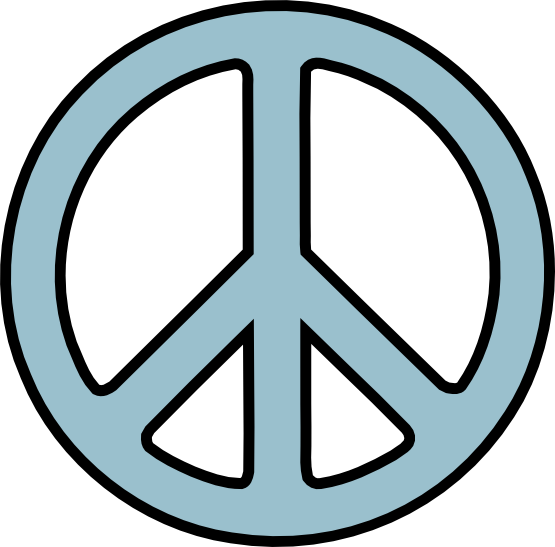 Round Peace Symbol PNG Photos