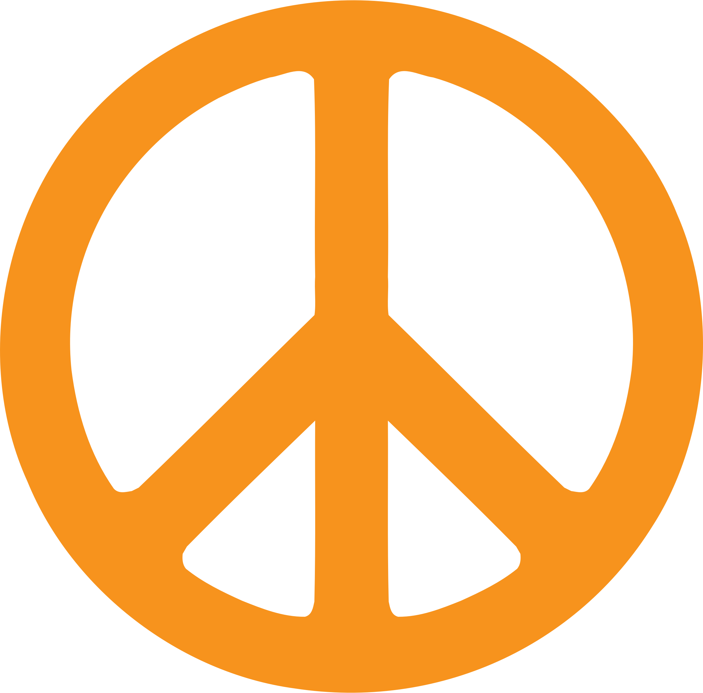 Round Peace Symbol Transparent Background