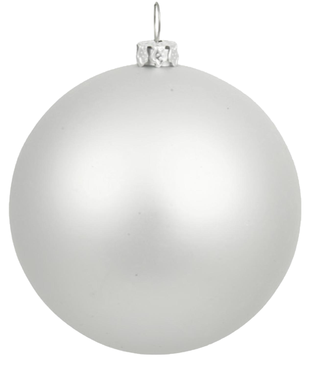 Silver Christmas Ball PNG Image