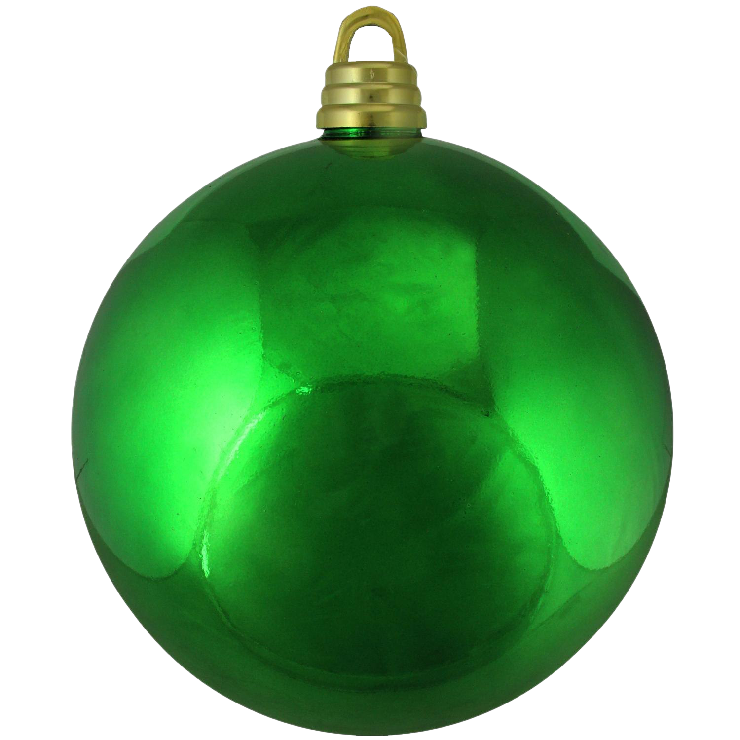 Single Green Christmas Ball PNG Clipart