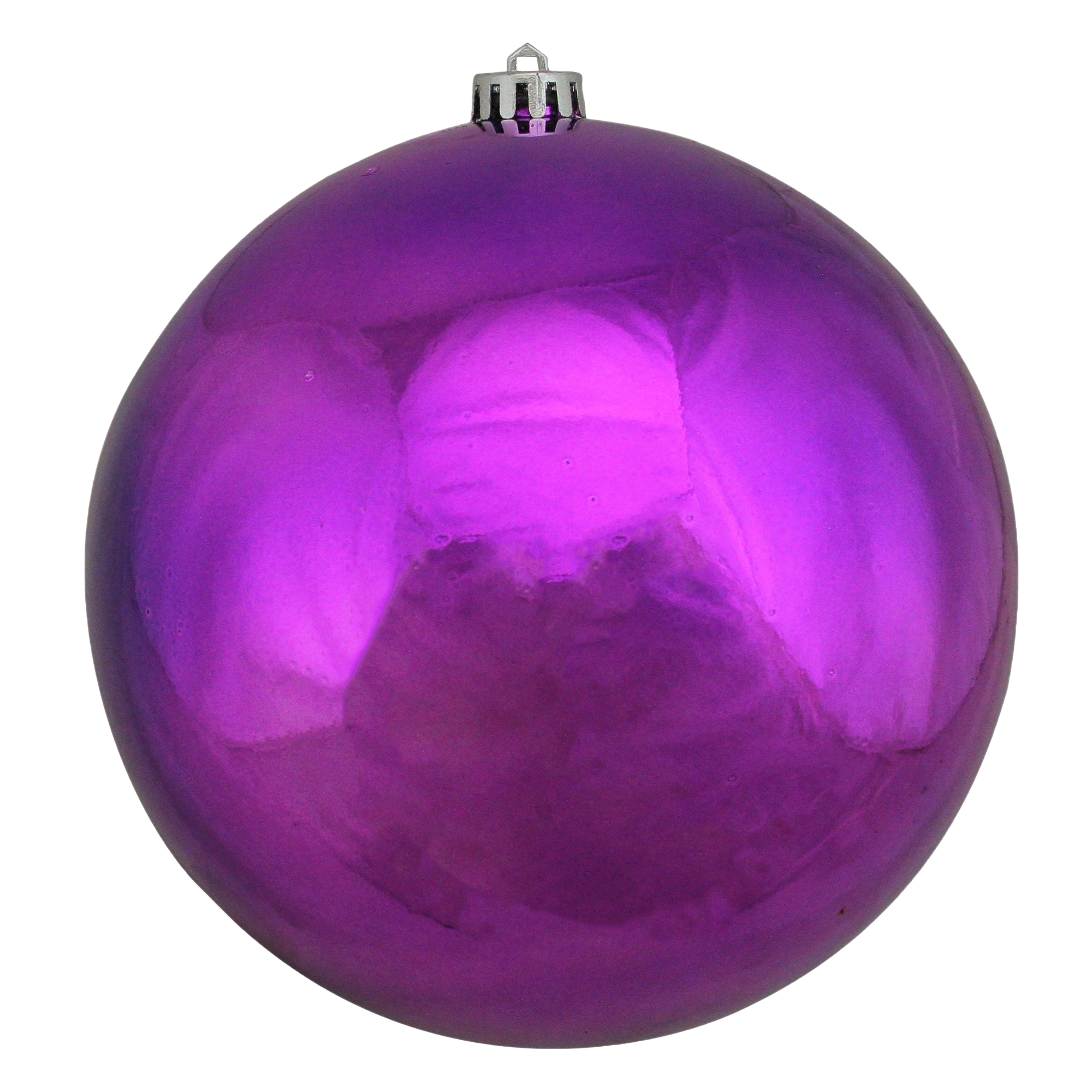 Single Purple Christmas Ball PNG Clipart