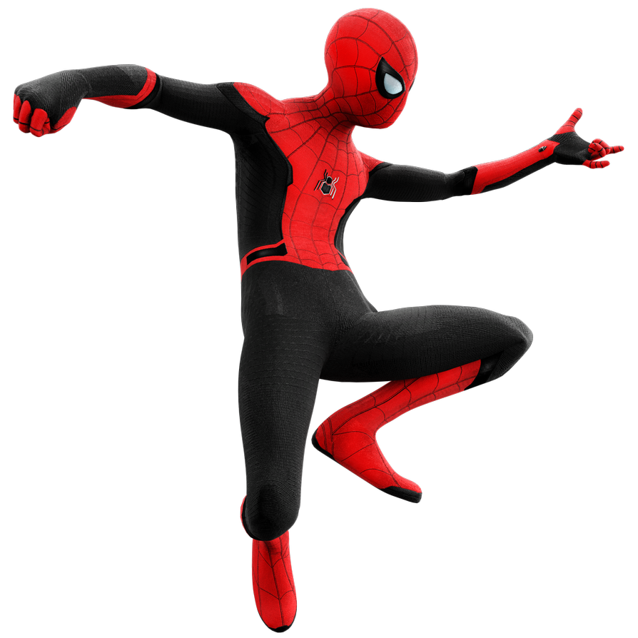 Spider-Man Far From Home Upgraded Suit PNG Photos