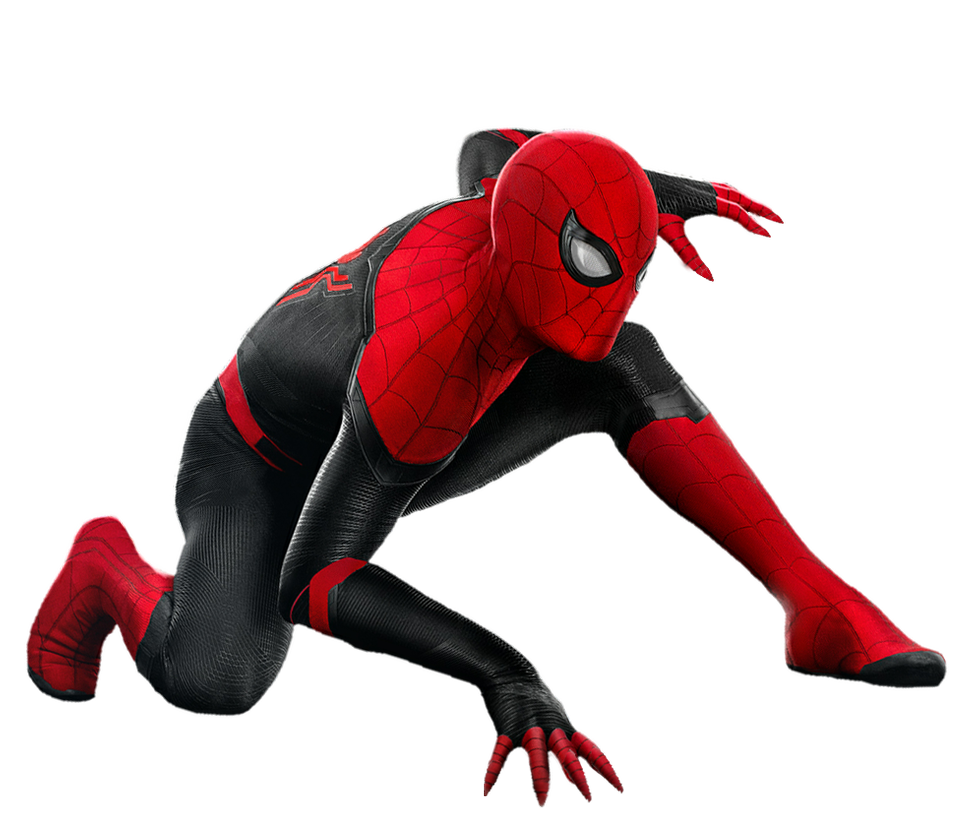 Örümcek-Man Evden Yükseltilmiş Takım elbise PNG Şeffaf Görüntü
