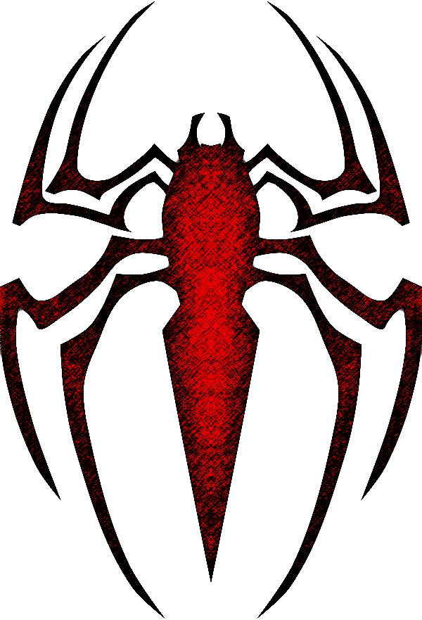 Логотип паука-человека прозрачный PNG