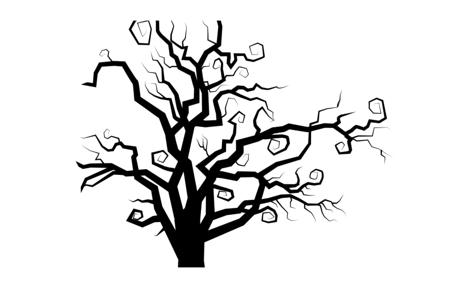 Spooky Tree PNG Transparent Image
