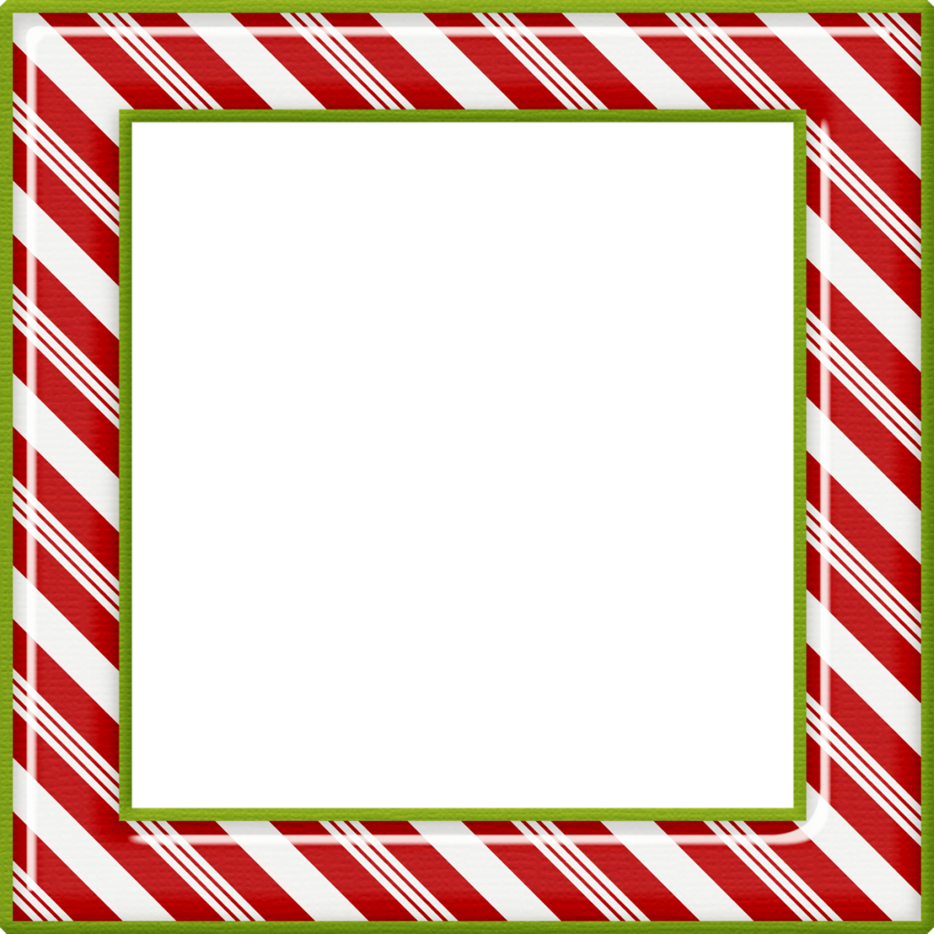 Vierkant kerstframe PNG-bestand