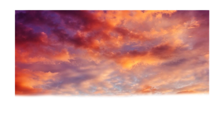 Sunset Cloud PNG Clipart