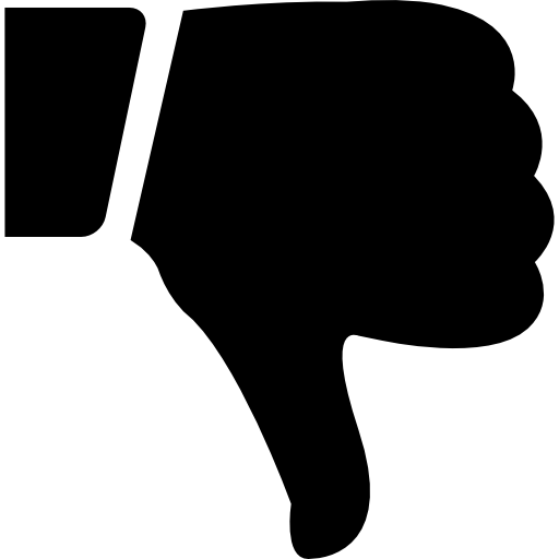 Thumbs Down PNG Clipart
