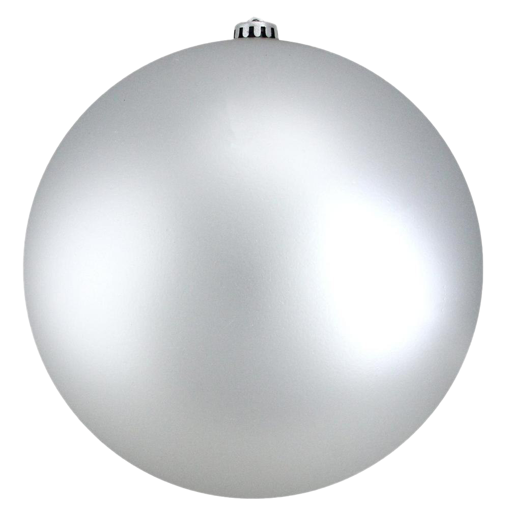 Witte kerstbal PNG transparant