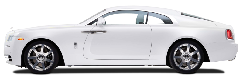White Rolls Royce Car PNG Photos