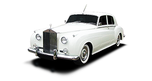 White Rolls Royce Car Transparent Background