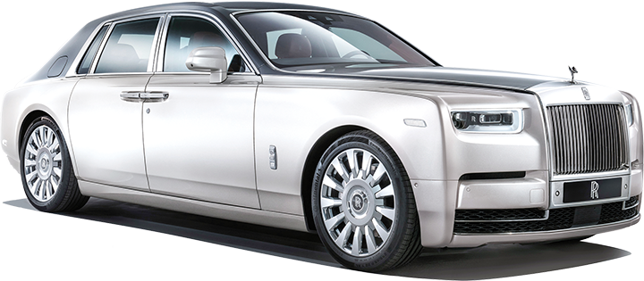 White Rolls Royce Car Transparent PNG