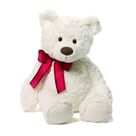 White Teddy Bear PNG Clipart
