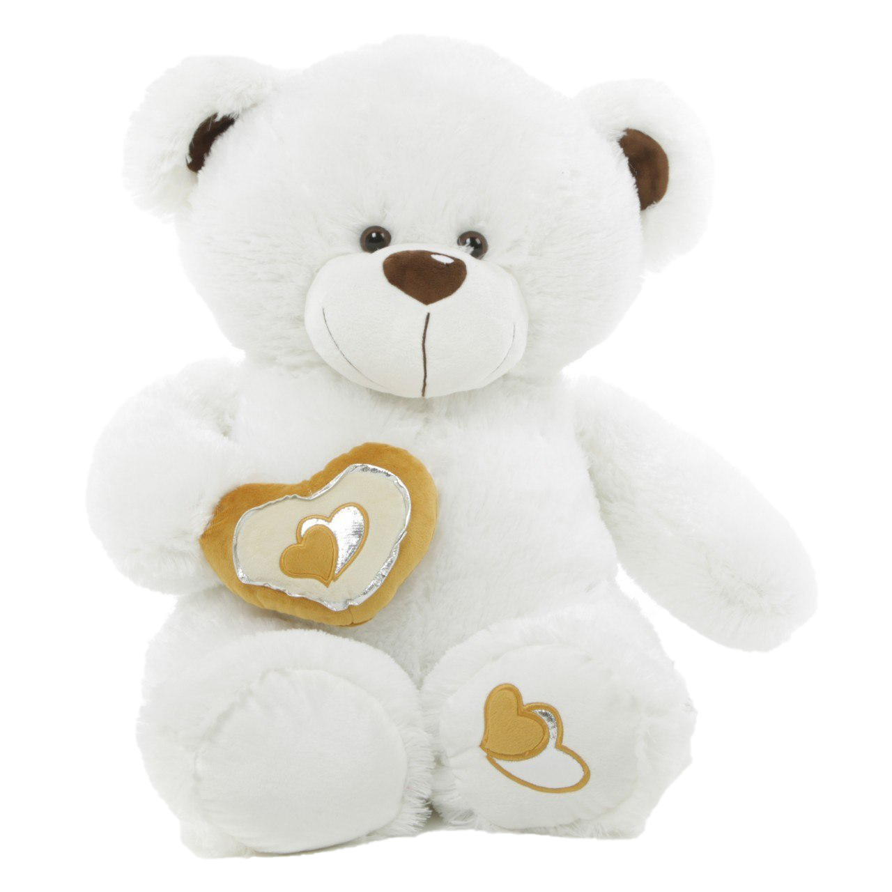 White Teddy Bear PNG HD