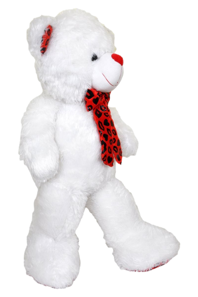 Witte teddybeer PNG-afbeelding