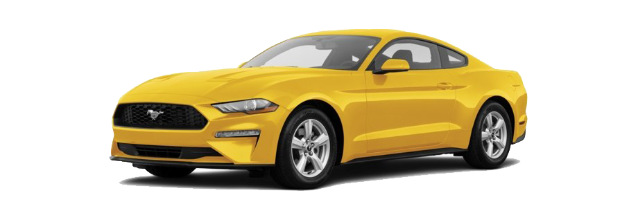 Yellow Ford Mustang PNG Photos