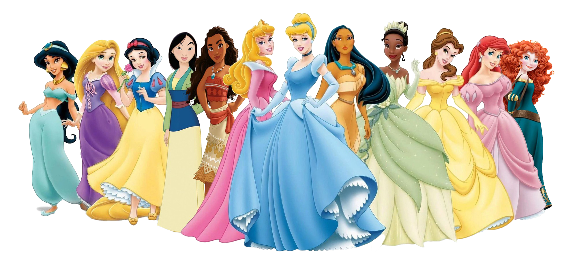 All Disney Princess PNG-файл