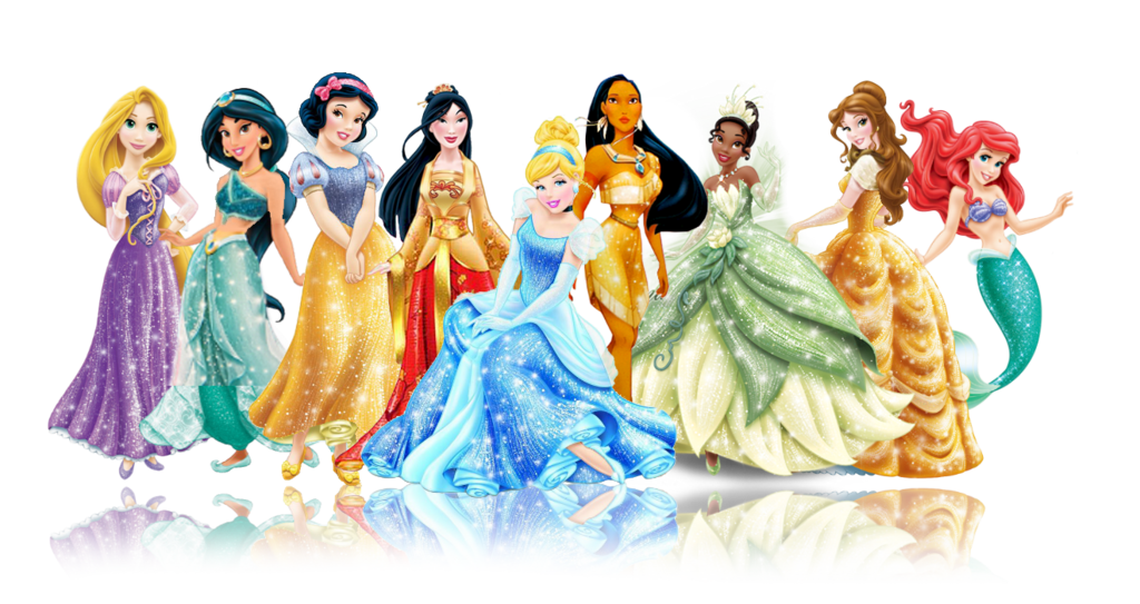 Tüm Disney Prenses şeffaf arka plan