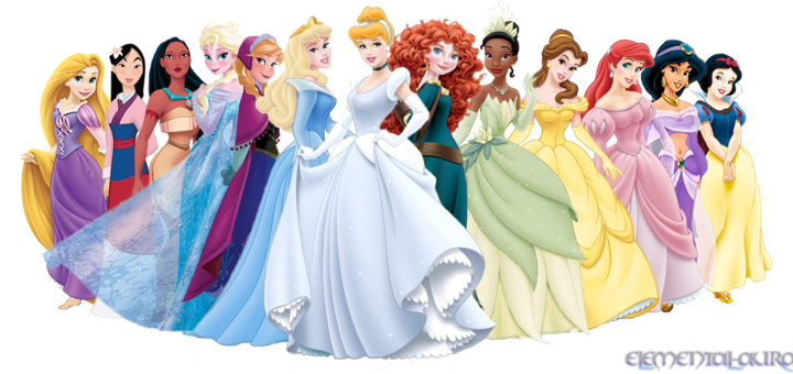 All Disney Princess Transparent PNG