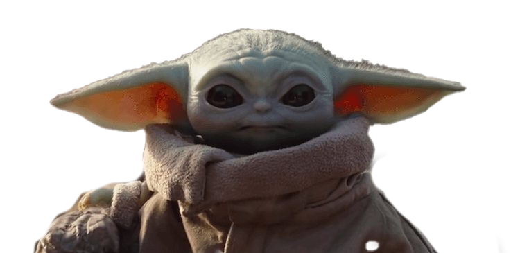 아기 Yoda 투명한 PNG