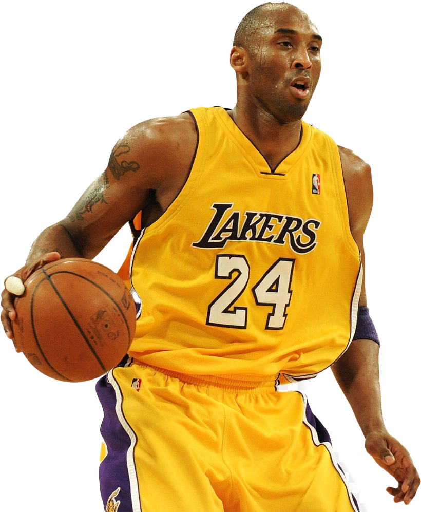 Basketball Player Kobe Bryant PNG Background Image