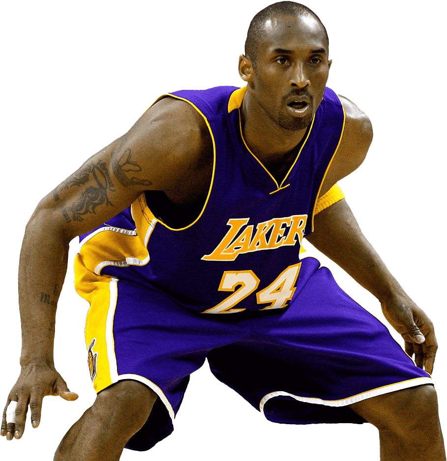 Jugador de baloncesto Kobe Bryant PNG Transparent HD