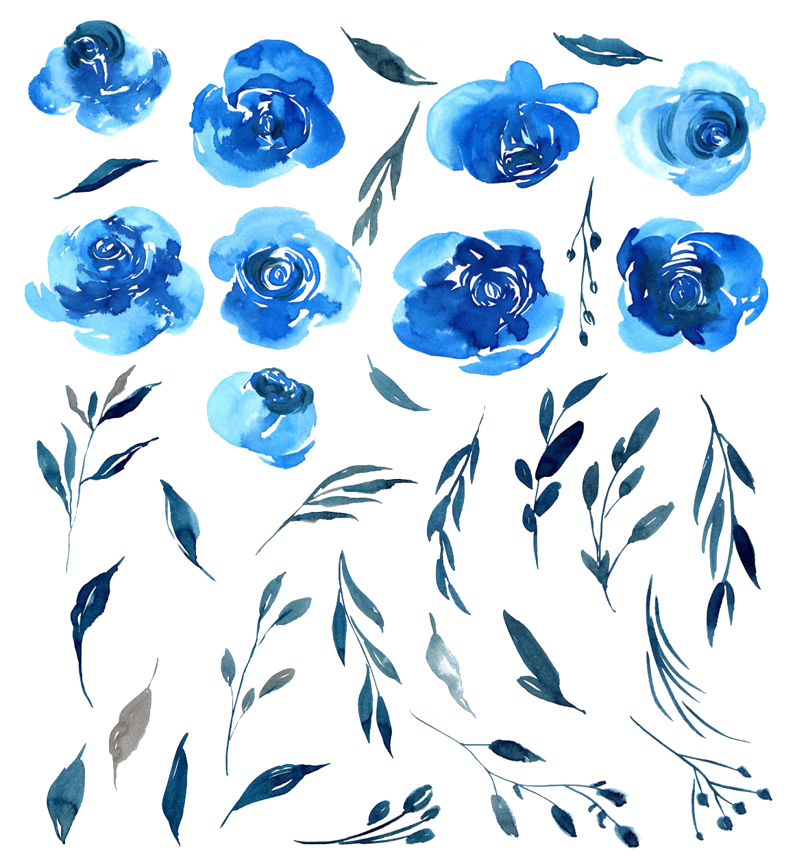 Foto Floral PNG azul Foto transparente