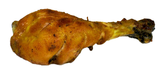 Chicken Leg Piece PNG transparent