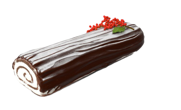 Chocolate Yule Log PNG Picture