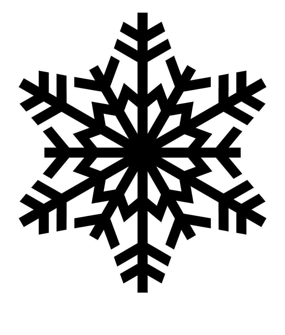 Christmas black snowflake PNG Photos