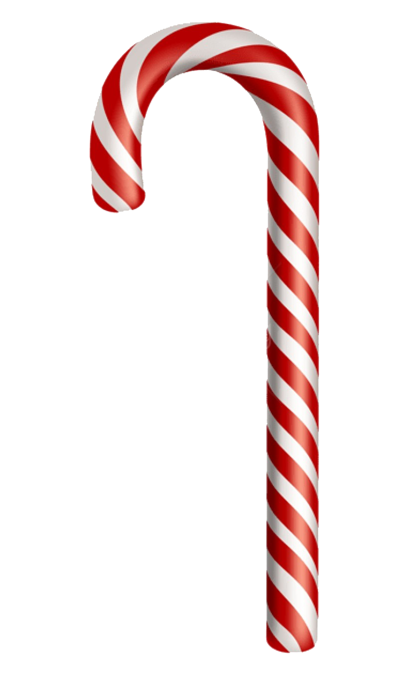 Christmas Candy Cane PNG Transparent Image